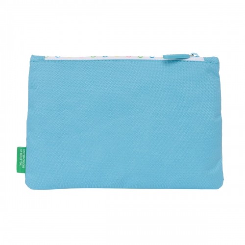 School Case Benetton Spring Sky blue 23 x 16 x 3 cm image 2