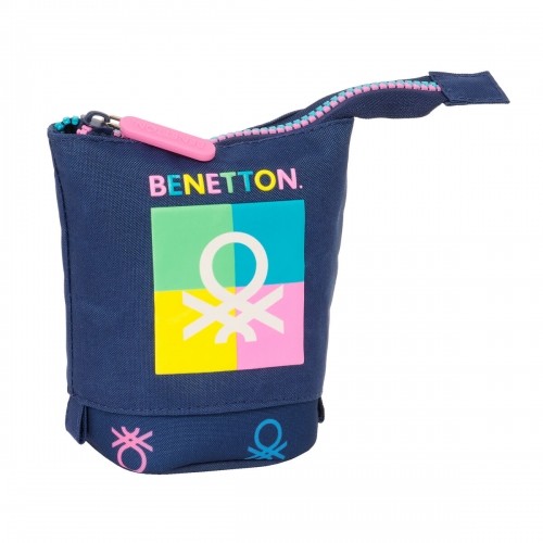 Вертикальный пенал Benetton Cool Тёмно Синий 8 x 19 x 6 cm image 2