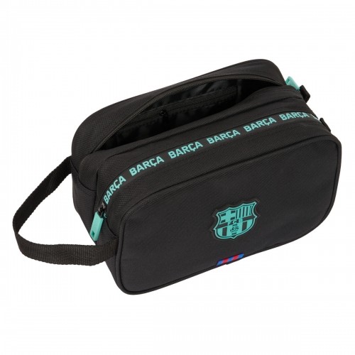 School Toilet Bag F.C. Barcelona Black Sporting 26 x 15 x 12.5 cm image 2