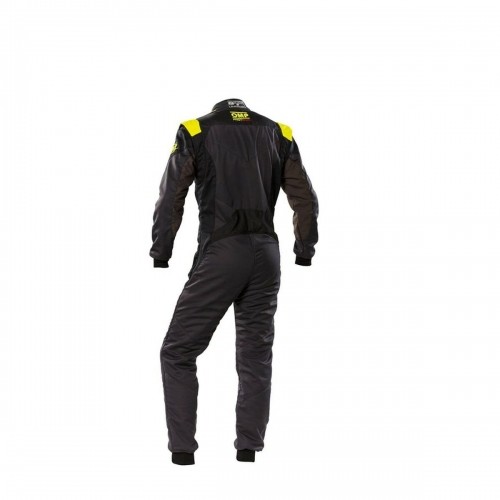 Racing jumpsuit OMP FIRST EVO Black/Yellow 50 image 2