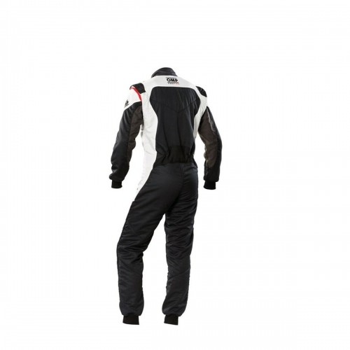 Racing jumpsuit OMP FIRST EVO Black/White 52 image 2