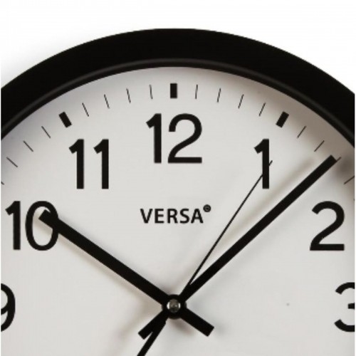 Wall Clock Versa Black Plastic Quartz 4,3 x 30 x 30 cm image 2