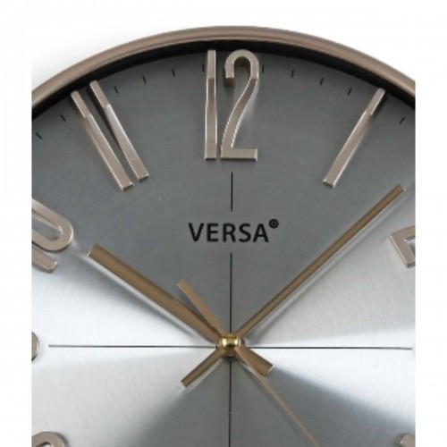 Настенное часы Versa Серебристый Пластик Кварц 4,3 x 30 x 30 cm image 2