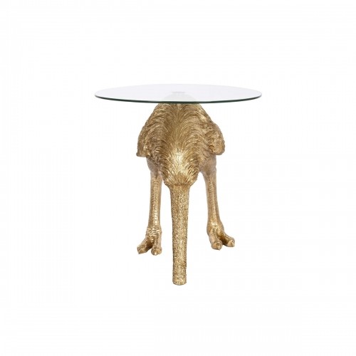 Small Side Table Home ESPRIT Golden Resin Crystal 60 x 60 x 62 cm image 2