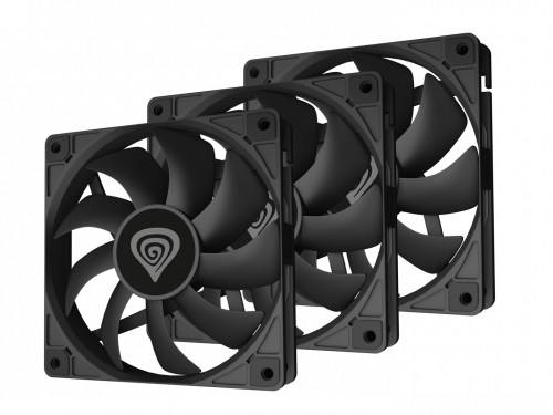 NATEC Oxal 120 Computer case Fan 12 cm Black 3 pc(s) image 2