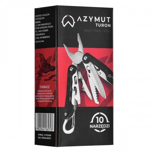 Multi-purpose knife Azymut H-P224108 Black Steel image 2