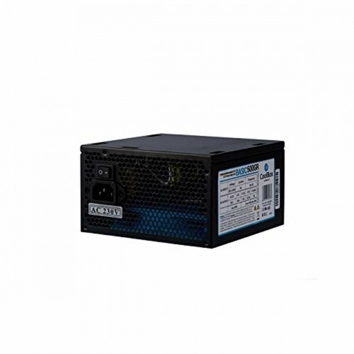 Power supply CoolBox COO-FA500B-BKB ATX 500 W 2100 W 6 W 300 W 80 W RoHS CE image 2