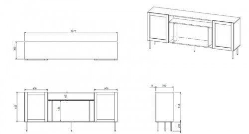 Halmar JUTA chest of drawers EF image 2