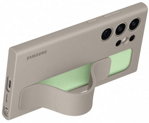 EF-GS928CUE Samsung Standing Grip Cover for Galaxy S24 Ultra Taupe image 2