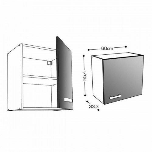 Bigbuy Home кухонный шкаф START Белый 60 x 33 x 55 cm image 2