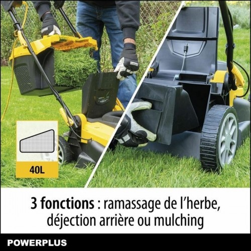 Electric Lawn Mower Powerplus Powxg6281 2000 W 230-240 V Ø 42 cm 25-80 mm image 2