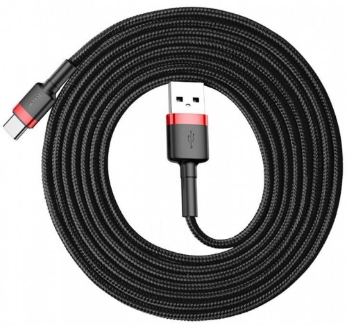 Baseus Cafule USB cable 2 m USB A USB C Black, Red image 2