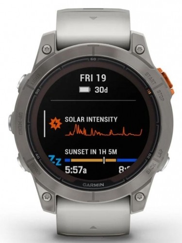 SMARTWATCH FENIX7 PRO SAP. SOL/GRY/ORANGE 010-02777-21 GARMIN image 2