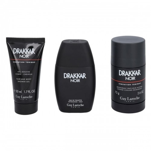 Мужской парфюмерный набор Guy Laroche EDT Drakkar Noir 3 Предметы image 2