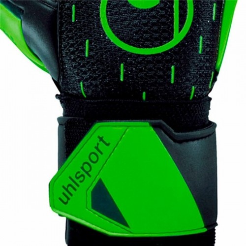 Goalkeeper Gloves Uhlsport Classic Soft Green Black Adults image 2