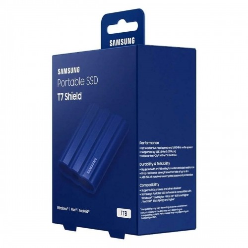 Ārējais cietais disks Samsung MU-PE1T0R/EU 1 TB SSD Zils image 2