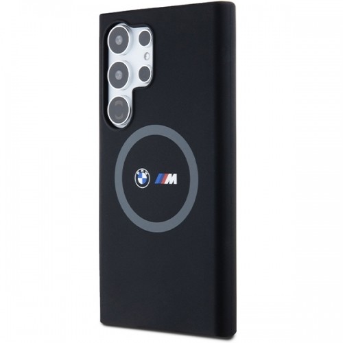 BMW BMHMS24L23SROK S24 Ultra S928 czarny|black hardcase M Silicone Printed Ring MagSafe image 2
