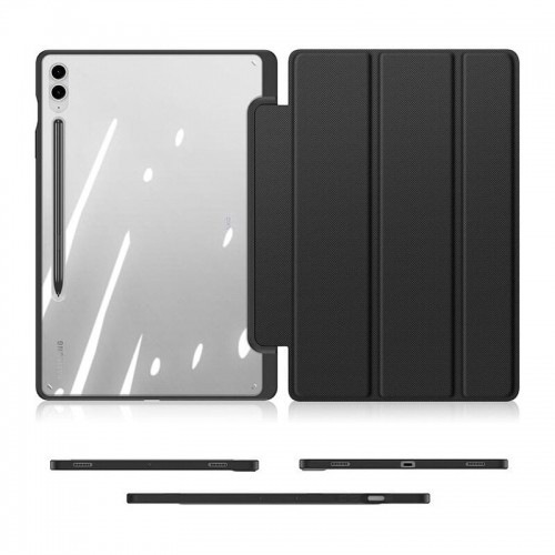 Dux Ducis Toby Magnet Case grāmatveida maks planšetdatoram Samsung X610 Galaxy Tab S9 FE Plus melns image 2