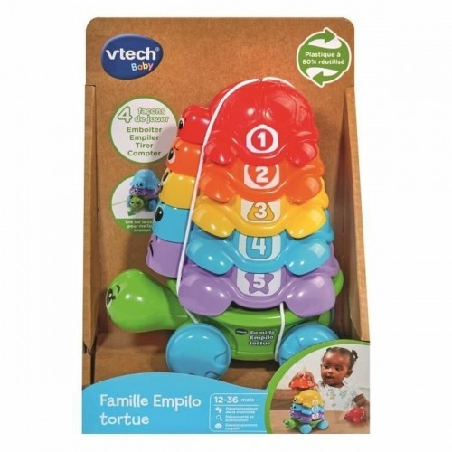 Izglītojoša rotaļlieta Vtech Baby Famille Empilo Tortue (FR) image 2