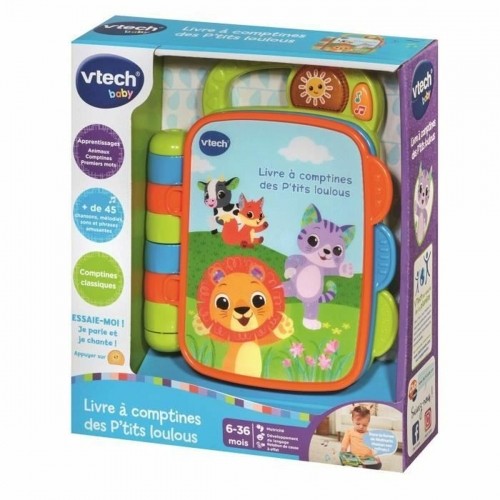 Izglītojoša rotaļlieta Vtech Baby Livre à comptines des P´tits Loulous (FR) image 2