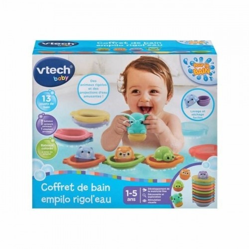 Izglītojoša rotaļlieta Vtech Baby Cofret de Bain empilo rigo l´eu (FR) image 2