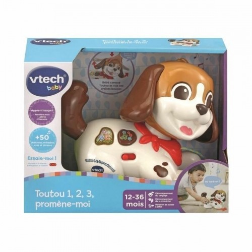 Izglītojoša rotaļlieta Vtech Baby Toutou 1,2,3 Promenè -moi (FR) image 2