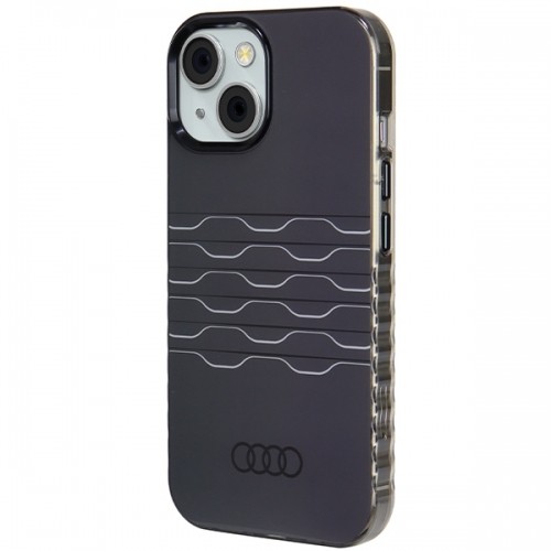 Audi IML MagSafe Case iPhone 15 | 14 | 13 6.1" czarny|black hardcase AU-IMLMIP15-A6|D3-BK image 2