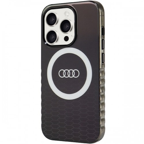 Audi IML Big Logo MagSafe Case iPhone 15 Pro 6.1" czarny|black hardcase AU-IMLMIP15P-Q5|D2-BK image 2
