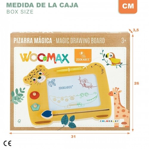 Волшебная доска Woomax Zookabee Тигр Деревянный 30 x 2,5 x 26 cm (6 штук) image 2