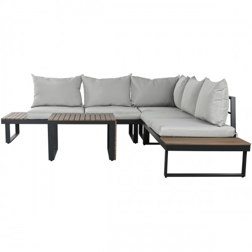 Sofa and table set Home ESPRIT Aluminium 227 x 159 x 64 cm image 2
