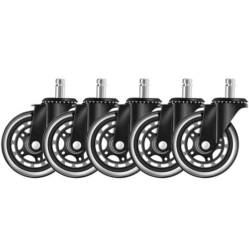 Wheels for an office chair - 5 pcs. Malatec 22077 (16822-0) image 2