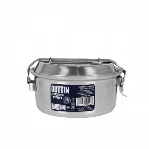 Lunch box Quttin Plate Stainless steel Ø 16 x 8,2m (6 Units) image 2