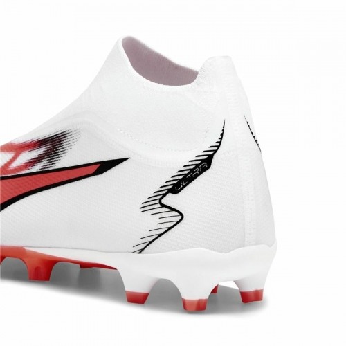 Adult's Football Boots Puma Ultra Match+ Ll Fg/A  White Red image 2