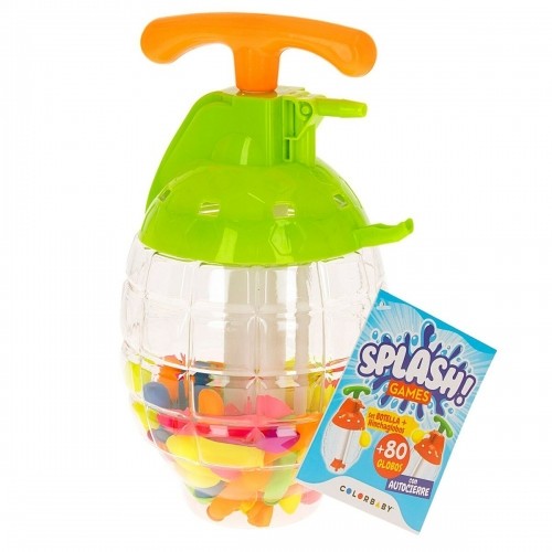 Water Balloons with Pump Colorbaby Splash Self-closing 6 Units image 2