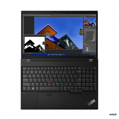 Portatīvais dators Lenovo ThinkPad L15 15,6" Ryzen 5 PRO 5675U 8 GB RAM 512 GB SSD Qwerty US image 2