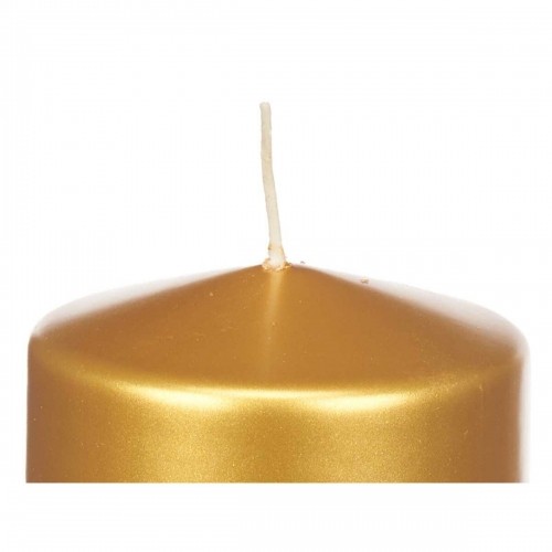 Candle Golden 9 x 10 x 9 cm (12 Units) image 2