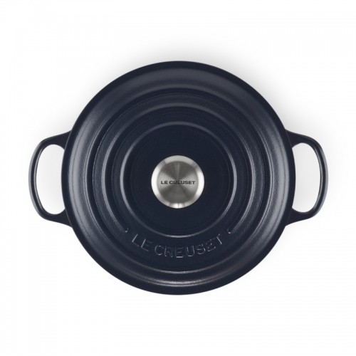 Le Creuset Чугунный горшок круглый Ø20см / 2,4л темно-синий image 2