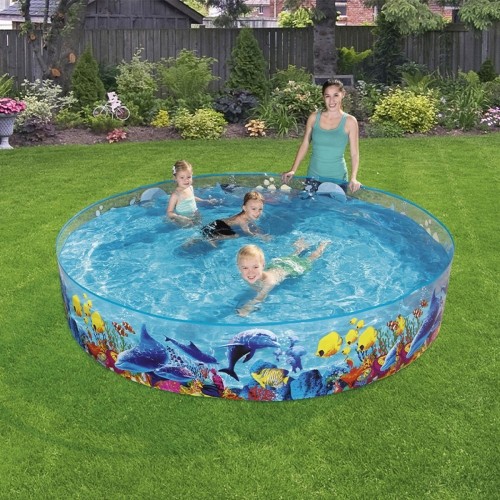 Inflatable Paddling Pool for Children Bestway Navy 244 x 46 cm image 2