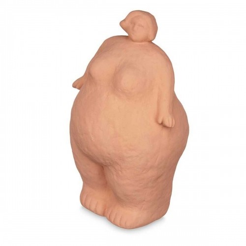 Decorative Figure Orange Dolomite 14 x 25 x 11 cm (6 Units) Lady Standing image 2