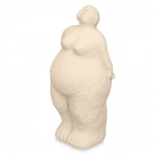 Decorative Figure Beige Dolomite 14 x 34 x 12 cm (6 Units) Lady Standing image 2