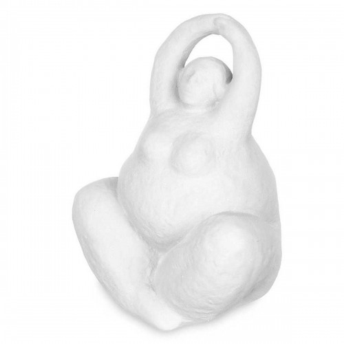 Gift Decor Dekoratīvās figūriņas Balts Dolomite 14 x 18 x 11 cm (6 gb.) Dāma Yoga image 2