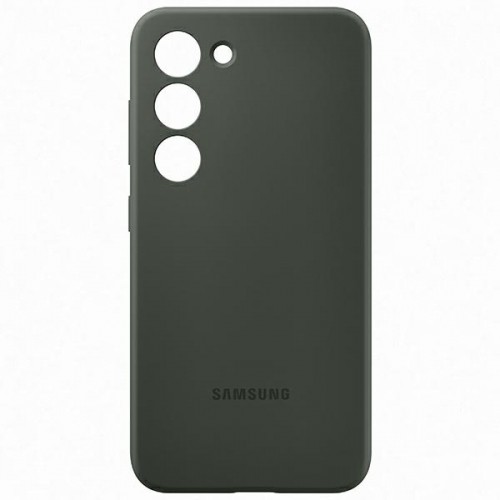 EF-PS916TGE Samsung Silicone Cover for Galaxy S23+ Khaki image 2