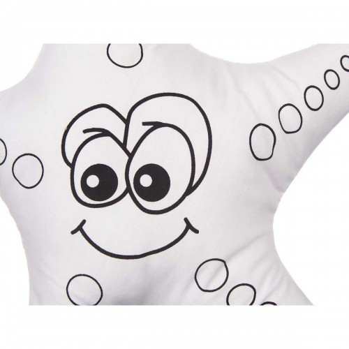 Pincello Плюшевая игрушка для раскраски Белый Чёрный Ткань 26 x 26 x 8 cm Морская звезда (8 штук) image 2
