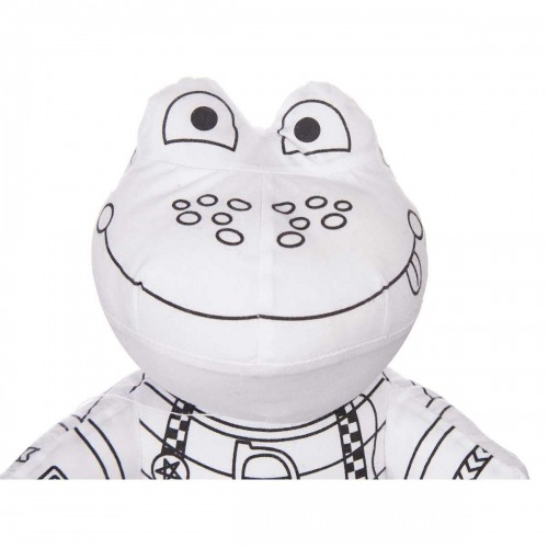 Pincello Плюшевая игрушка для раскраски Белый Чёрный Ткань 16 x 18 x 13 cm Лягушка (8 штук) image 2
