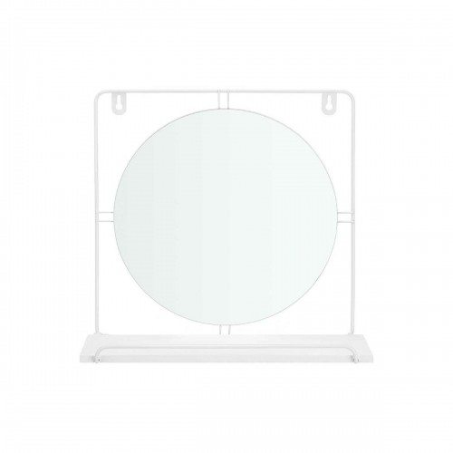 Gift Decor Spogulis Ar Montāžas Kronšteinu Balts Metāls Koks MDF 33,7 x 30 x 10 cm (4 gb.) image 2