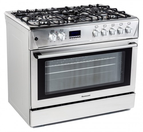Gas-electric Cooker Ravanson KWGE-K90 Cheff Modern (silver) image 2