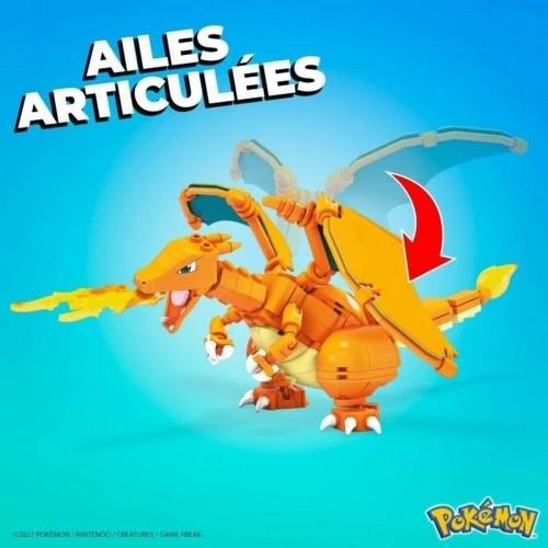 Construction set Megablocks Charmander Charmilion Charizard Pokémon 300 Pieces image 2