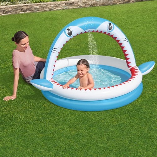 Inflatable Paddling Pool for Children Bestway Shark 163 x 127 x 92 cm image 2