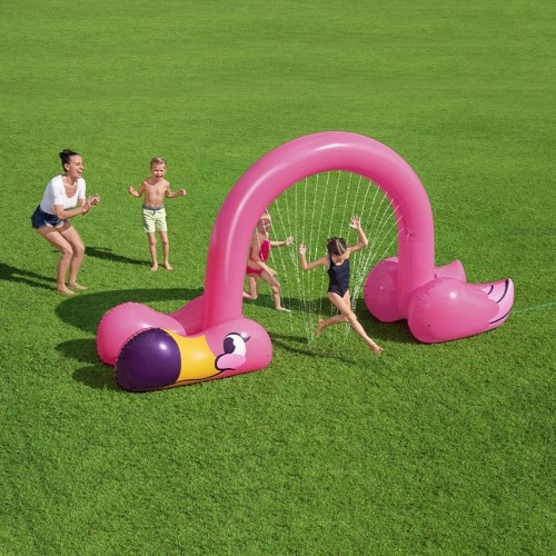 Игрушка, поливалка, распылитель воды Bestway Розовый фламинго 340 x 110 x 193 cm Пластик image 2