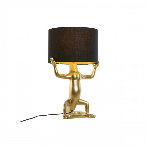 Настольная лампа Home ESPRIT Чёрный Позолоченный Смола 50 W 220 V 31 x 28 x 50 cm (2 штук) image 2
